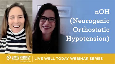 Live Well Today Webinar Noh Neurogenic Orthostatic Hypotension Or Dizzyness In Parkinson S