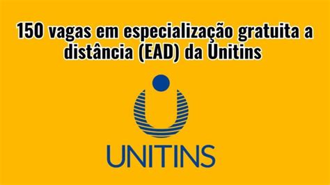 Ltima Chance Inscri Es Para Especializa O Gratuita A Dist Ncia Ead