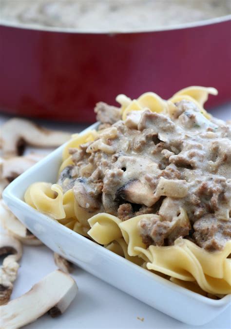 Creamy Hamburger Beef Stroganoff Sugar N Spice Gals Recipe