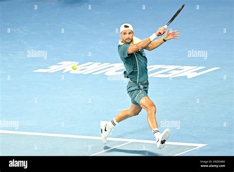 Melbourne Australia 18th Jan 2024 Grigor Dimitrov During The