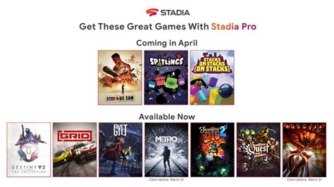 Tre Nuovi Giochi In Arrivo Su Google Stadia Pro Ad Aprile