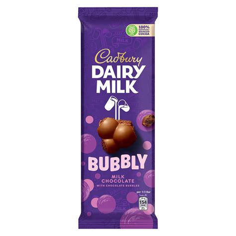 Cadbury Dairy Milk Bubbly Milk Chocolate 87 G Grocery