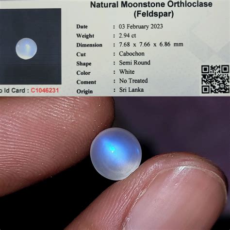 Natural Biduri Bulan Ceylon Air Laut Srilanka Moonstone Lazada Indonesia