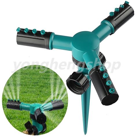 360 Degree Automatic Rotating Garden Water Sprinkler Sprayer Lawn Watering System Garden