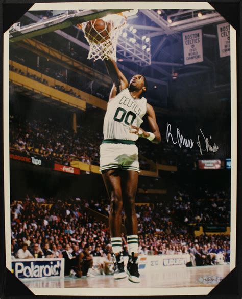 Robert Parrish Autographed Boston Celtics 810 Photo Book Upper Deck