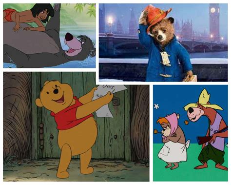 15 Iconic Bear Cartoon Characters