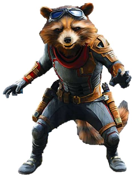 Avengers Endgame Rocket Raccoon Png By Captain Kingsman On