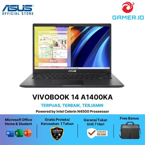 Jual Asus Vivobook A Ka Celeron N Ram Gb Gb Ssd Win Ohs