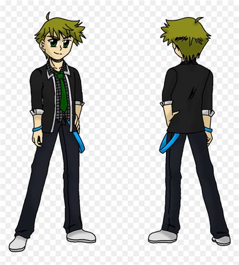 Back Of Boy Png - Anime Boy Back View Drawing, Transparent Png - vhv