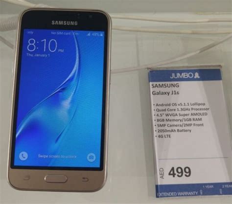 Samsung Galaxy J1 2016 nın Özellikleri ve Görüntüleri Limitsiz Android