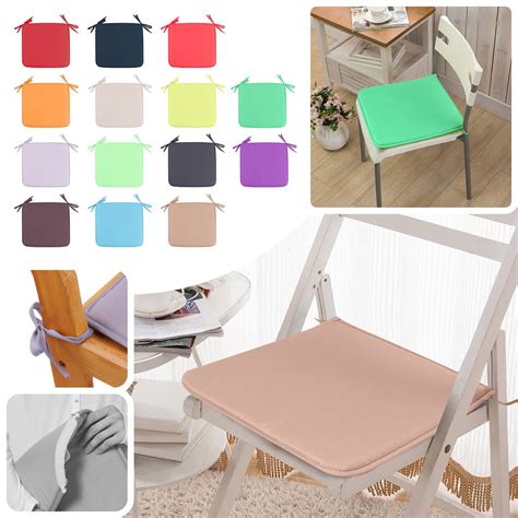 Square Strap Garden Chair Pads Seat Cushion For Outdoor Bistros Stool