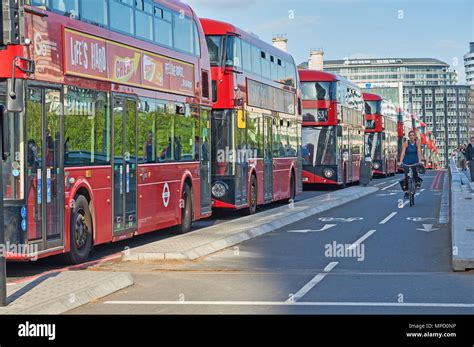 London Red Double Decker Buses Hi Res Stock Photography And Images Alamy