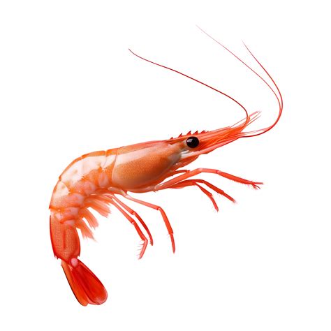 shrimp swimming isolated on transparent background 48782350 PNG