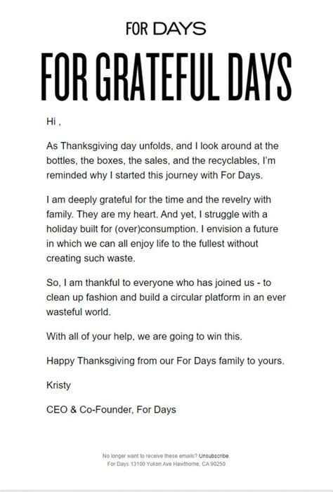 Thanksgiving Email Templates And Ideas To Boost Your Revenue