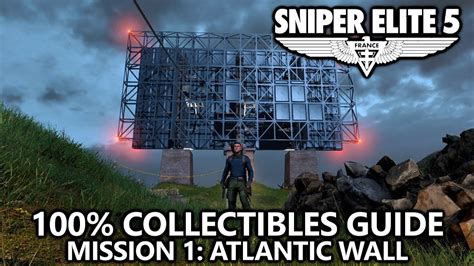 Sniper Elite 5 100 Collectibles Guide Mission 1 Atlantic Wall Youtube