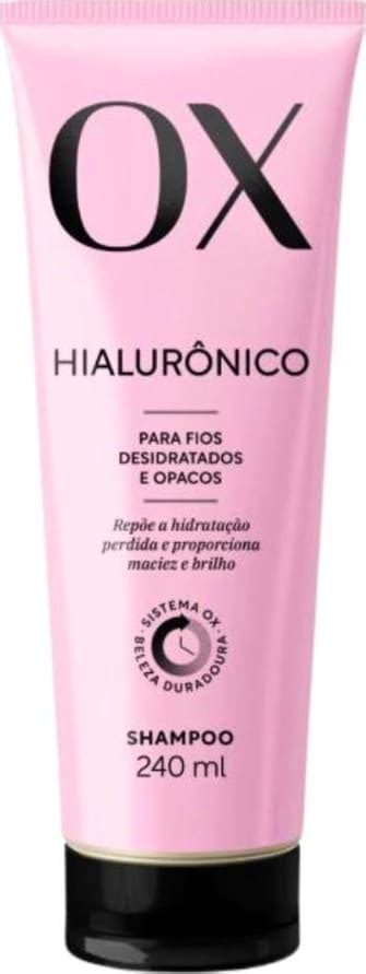 Shampoo Ox Cosm Ticos Hialur Nico Ml Beleza Na Web