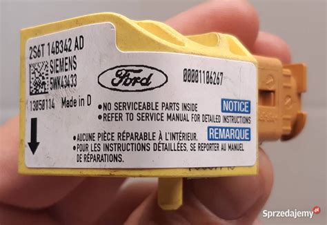 Czujnik Sensor Uderzenia Ford Fiesta Mk Fusion S T B Ad Miel Cin