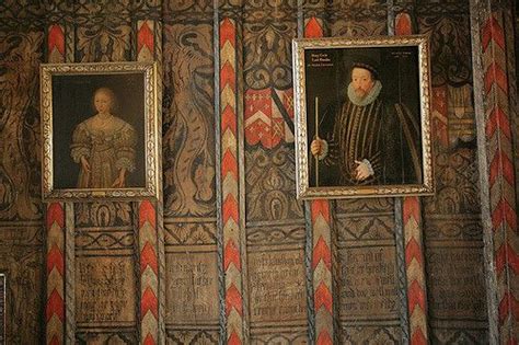 Interior Of Berkeley Castle Screen Painting Folk Art Painting