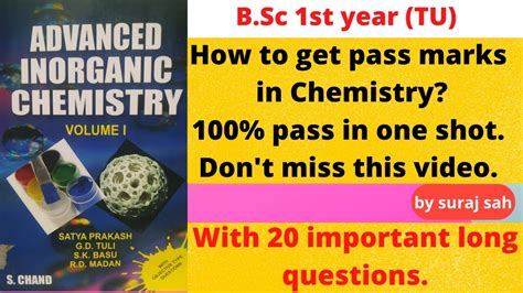 How To Get Pass Marks In Chemistry With Important Long Questions Of