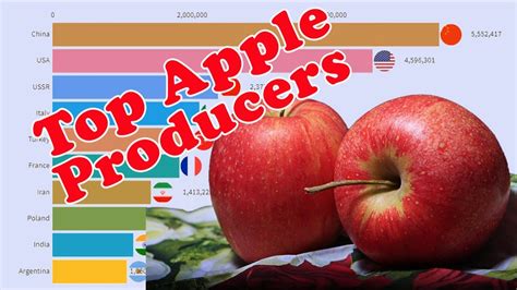 World Largest Apple Producers Top 10 Countries By Apple Yield Youtube