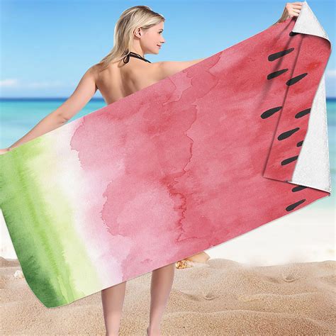 Lwzwm Beach Towels Clearance 30x59in Microfiber Beach Towel Beach Blankets Polyester Beach Must