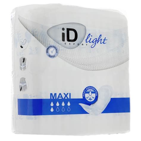 Protections Anatomiques Id Expert Light Maxi Incontinence Urinaire