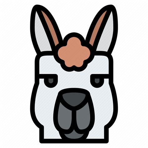 Lama Animal Face Avatar Nature Wild Life Icon Download On