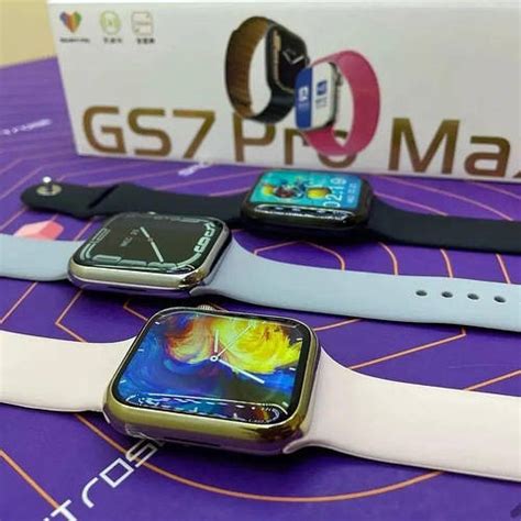 Умные смарт- часы GS7 ProMAX с украинским языком, безрамочным экраном ...