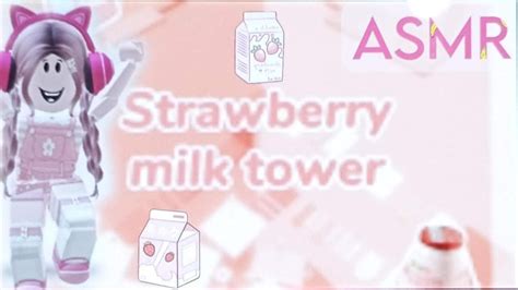 Asmr Di Map Strawberry Milk Tower Roblox Indonesia Youtube