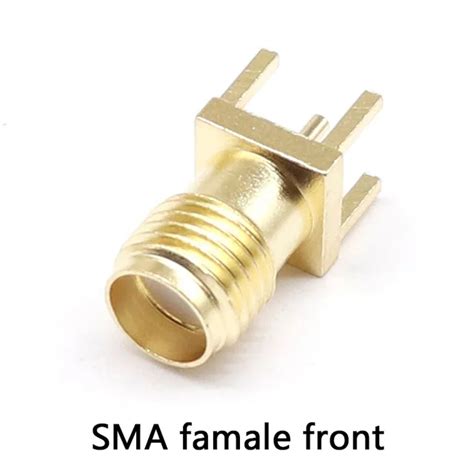 Sma Female Jack Male Plug Adapter Solder Edge Pcb Straight Right Angle