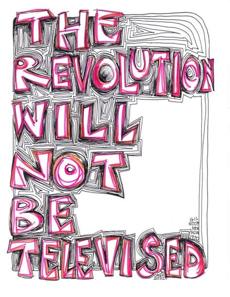 Revolution Will Not Be Televised Sticker Etsy