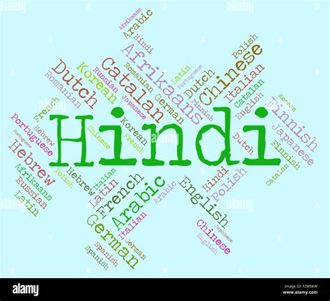 Idioma Hindi Idiomas El Significado De Palabras Y La India Fotograf A