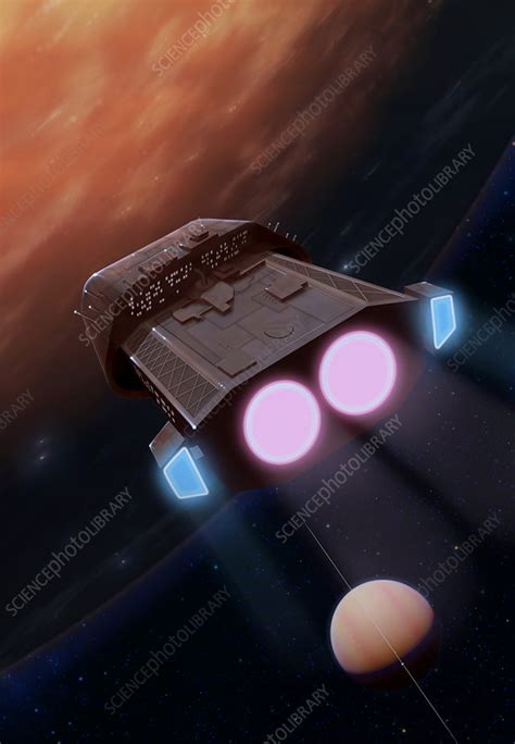 Titan spaceship - Stock Image - S900/0221 - Science Photo Library