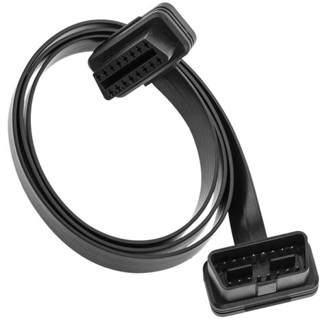 Flat Obd Extension Cable Pin Male To Female And M Cablematic