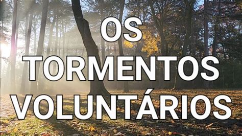 Os Tormentos Volunt Rios Cap O Evangelho Segundo O Espiritismo