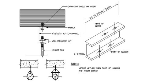 Steel Channel Section Drawing AutoCAD DWG File - Cadbull | Steel channel, Section drawing, Autocad