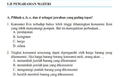 Kunci Jawaban Ips Kelas Halaman Uji Pemahaman Materi