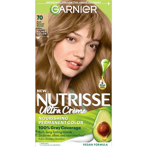 Garnier Nutrisse Nourishing Creme 70 Dark Natural Blonde Hair Color
