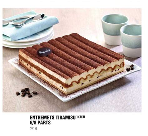 Promo Entremets Tiramisu 6 8 Parts Chez E Leclerc ICatalogue Fr