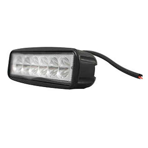 TG0802 027 Farol Led Auxiliar Retangular 15led 6000k 12 24v Autocar