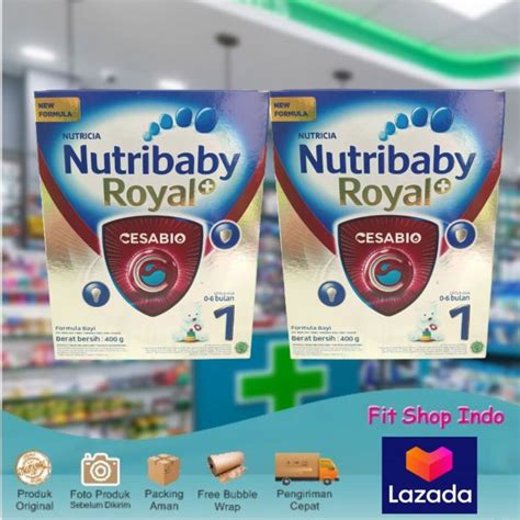 Nutribaby Royal Cesabio Formula Bayi Bulan Gram Lazada