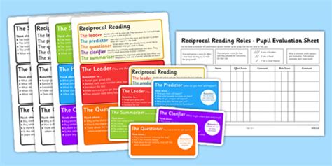 Reciprocal Reading Role Cards Teacher Made Twinkl Worksheets Library