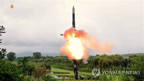 日 어제 北 Icbm 4월 발사한 화성 18형과 같은 계열 추정 연합뉴스