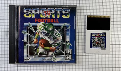 Tv Sports Football Nec Turbografx Complete In Case