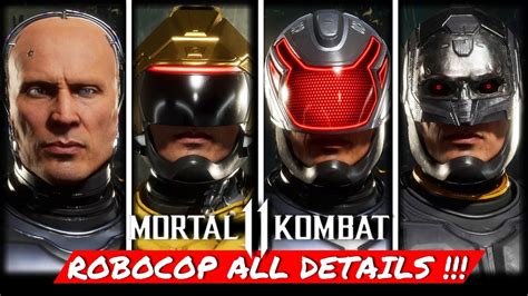 MORTAL KOMBAT 11 ROBOCOP ALL DETAILS YouTube