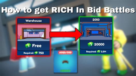 How To Get Rich In Bid Battles Auction Youtube