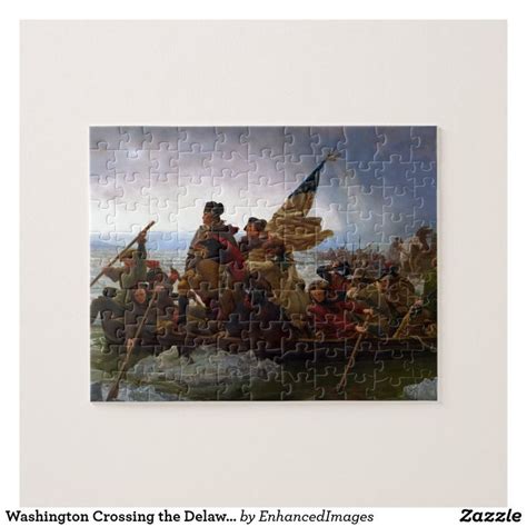 Washington Crossing The Delaware By Emanuel Leutze Jigsaw Puzzle