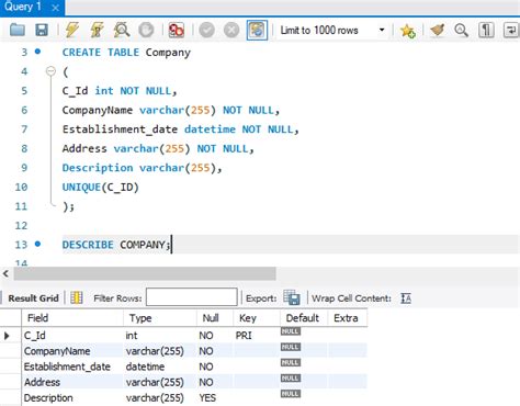 Mysql Key Constraints