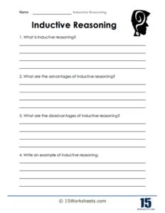 Inductive Reasoning Worksheets 15 Worksheets