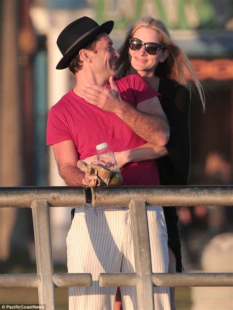 Jude Law Gazes Adoringly At Girlfriend Phillipa Coan At Venice Beach